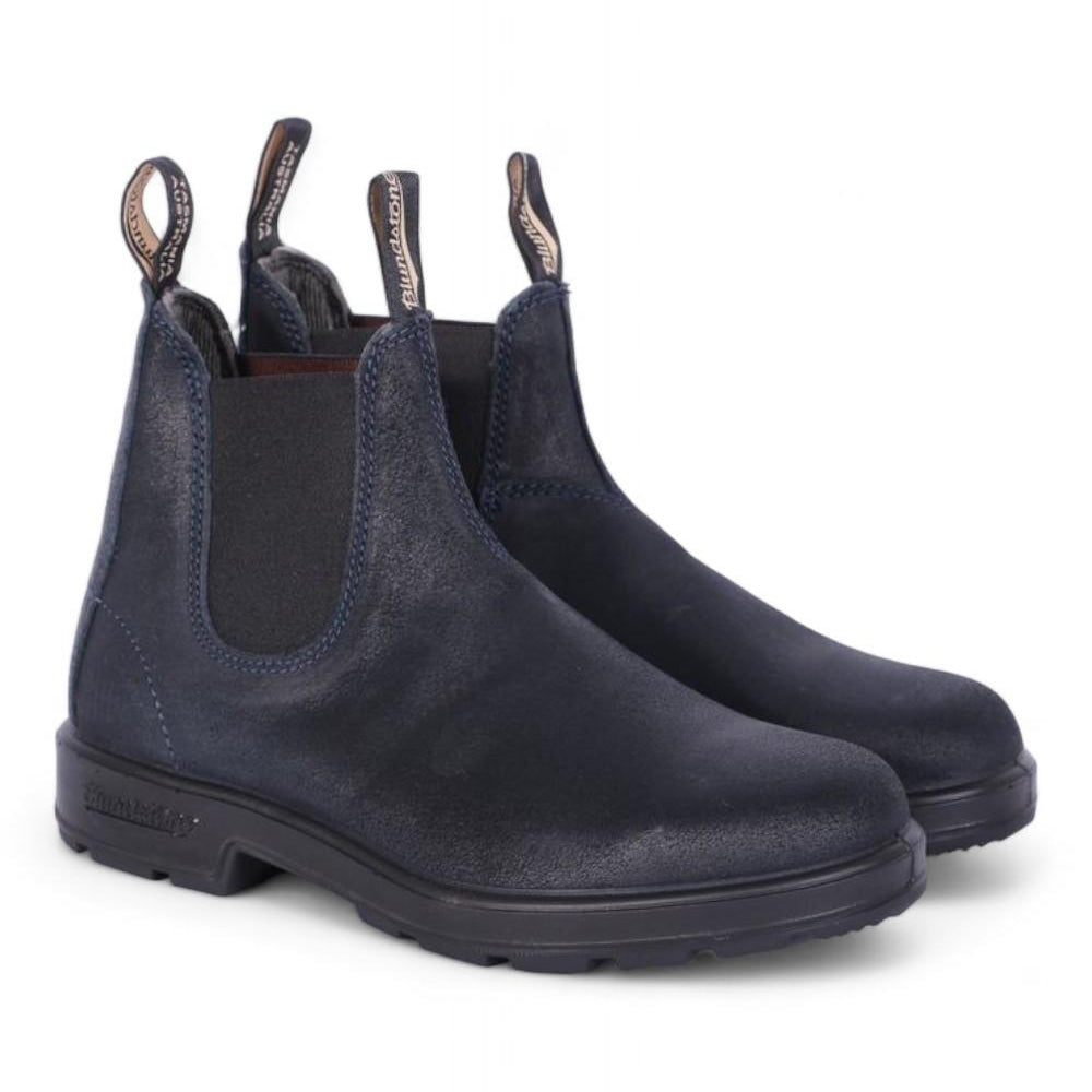 Stivaletto beatles uomo Blundstone scamosciato blu 1912BC 