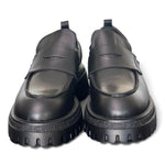 Mocassino donna nero tacco 40 Target<BR/> 