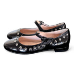 Ballerina borchie vernice nera Matteo Pitti 
