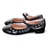 Ballerina borchie vernice nera Matteo Pitti 