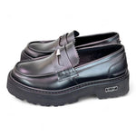 Mocassino penny gomma nero Cult 