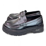 Mocassino penny gomma nero Cult 