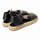 Sandalo con fascia pelle nera Palomitas<BR/> 