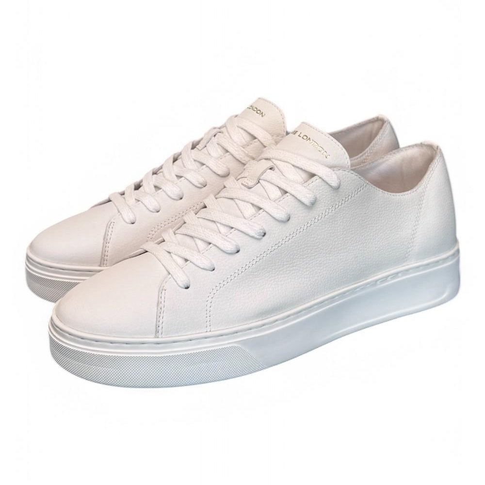 Sneaker uomo RAW CUT TOTAL WHITE Crime taglio vivo bianco 