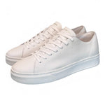 Sneaker uomo RAW CUT TOTAL WHITE Crime taglio vivo bianco 