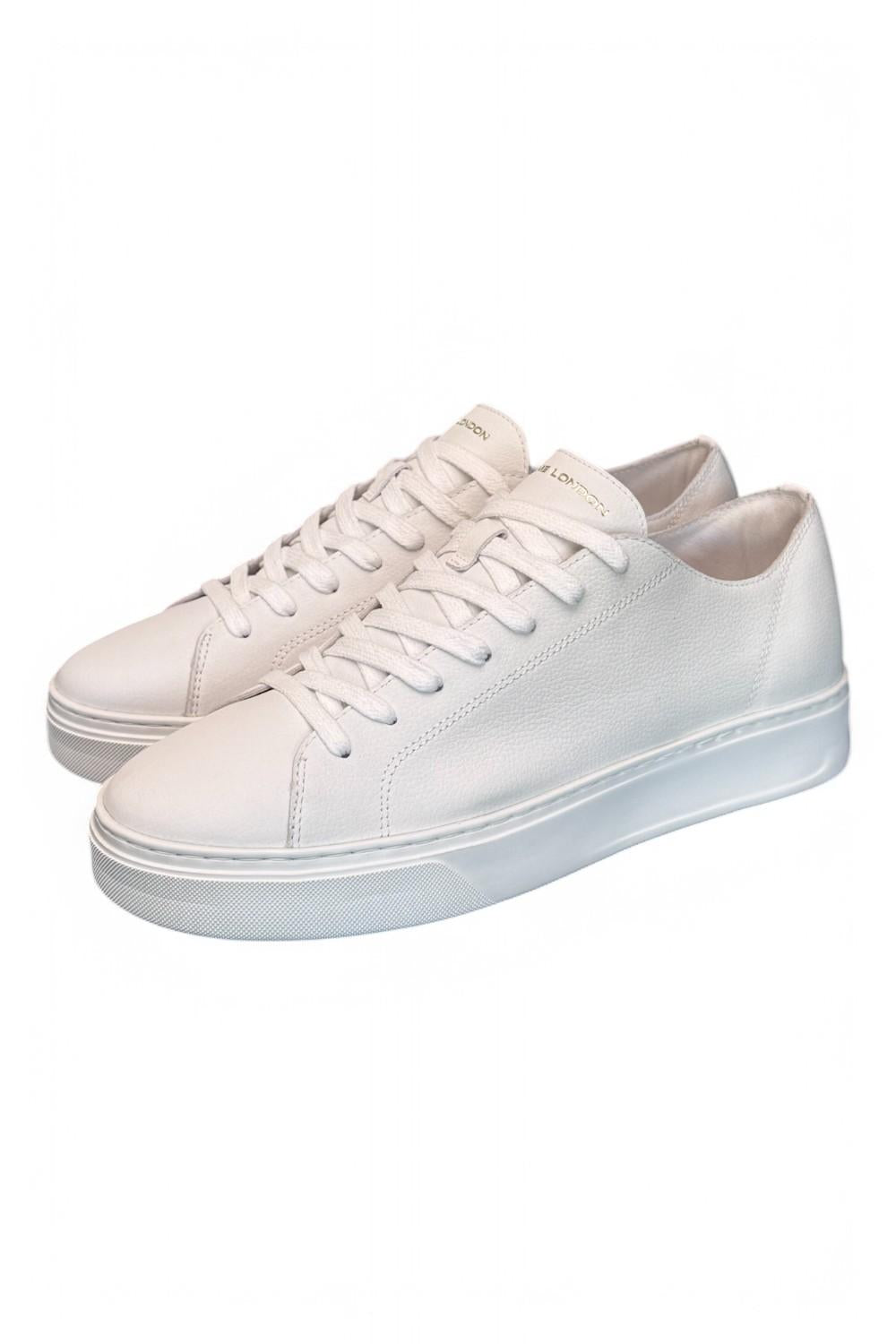 Sneaker uomo RAW CUT TOTAL WHITE Crime taglio vivo bianco 