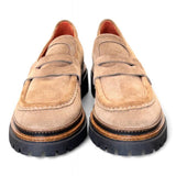 Mocassino donna suede beige Mjus<BR/> 
