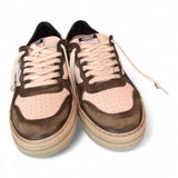 Sneaker uomo Hyper pelle bianca oliva 