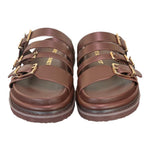 Ciabatta platform testa di moro Janet<BR/> <BR/> 