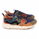 Sneaker uomo Flower Mountain Yamano 3 2B32 mud light brown navy 