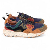 Sneaker uomo Flower Mountain Yamano 3 2B32 mud light brown navy 