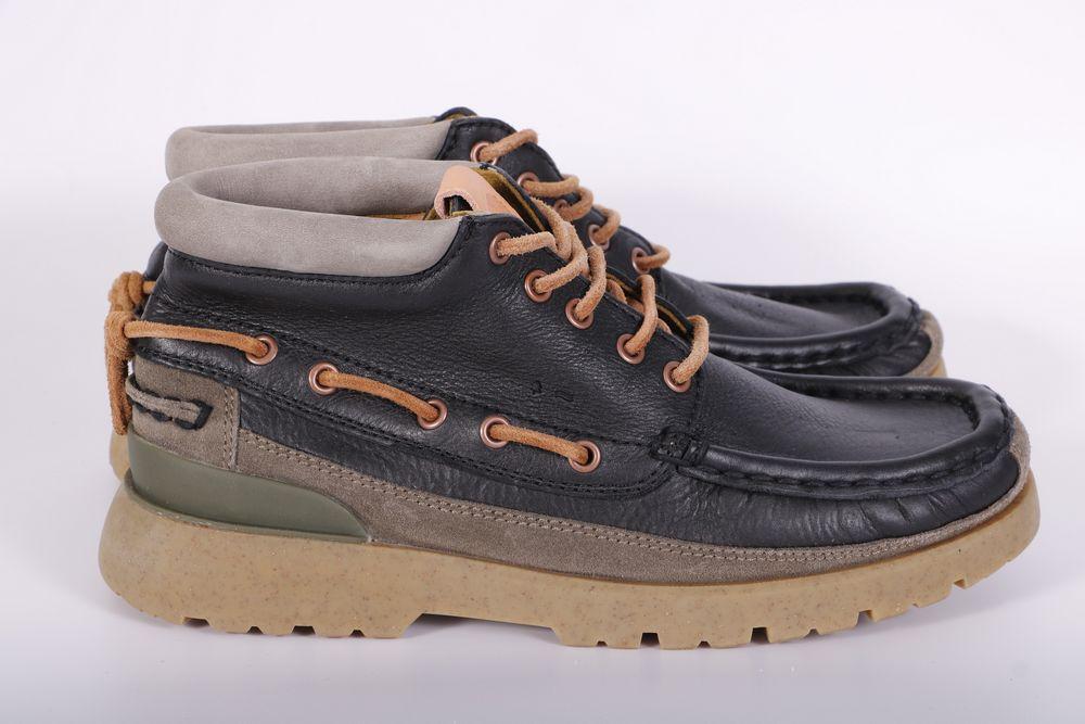 Polacco barca artigianale nero Satorisan Earth Boot Premium 