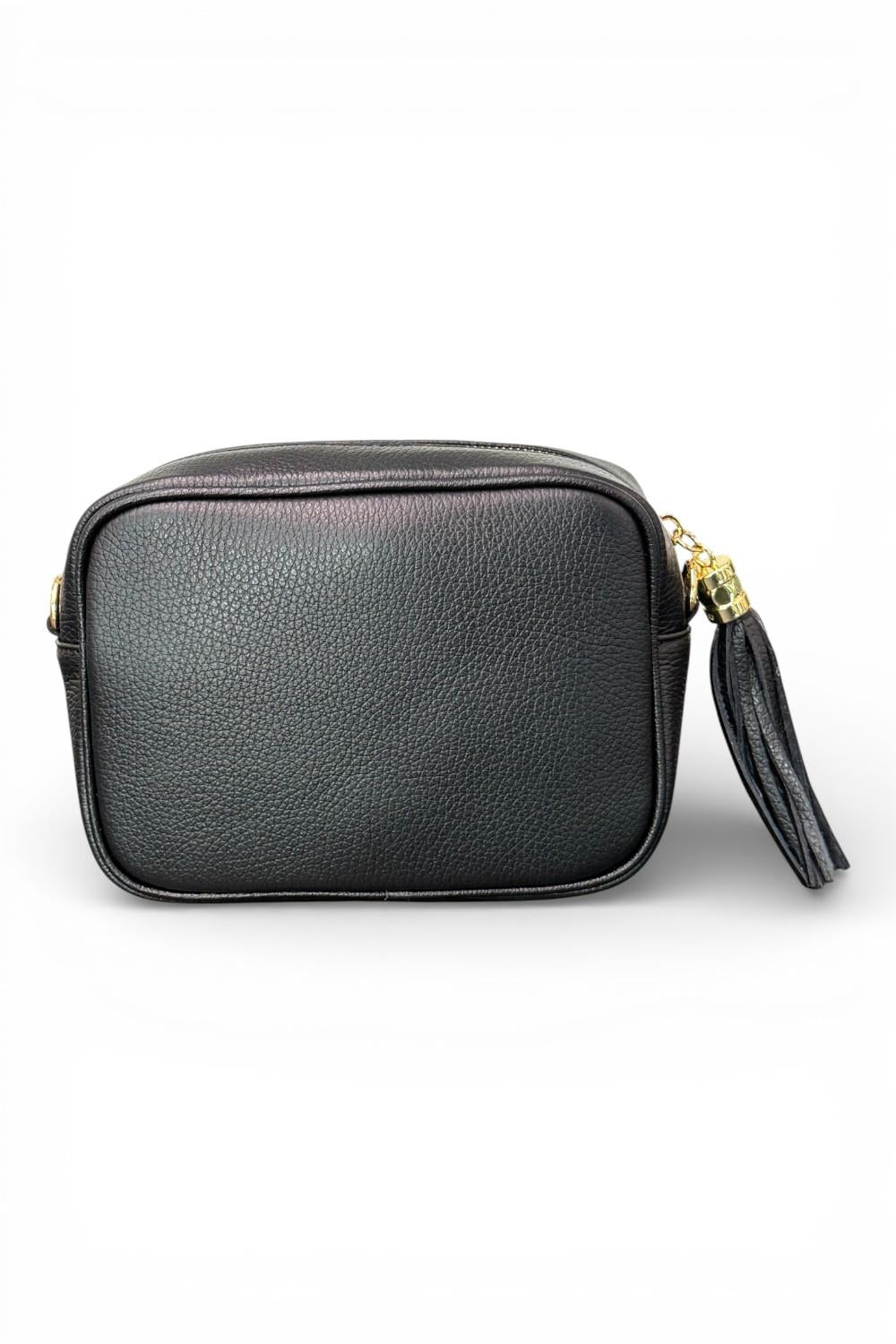 Borsina camera case pelle nera 