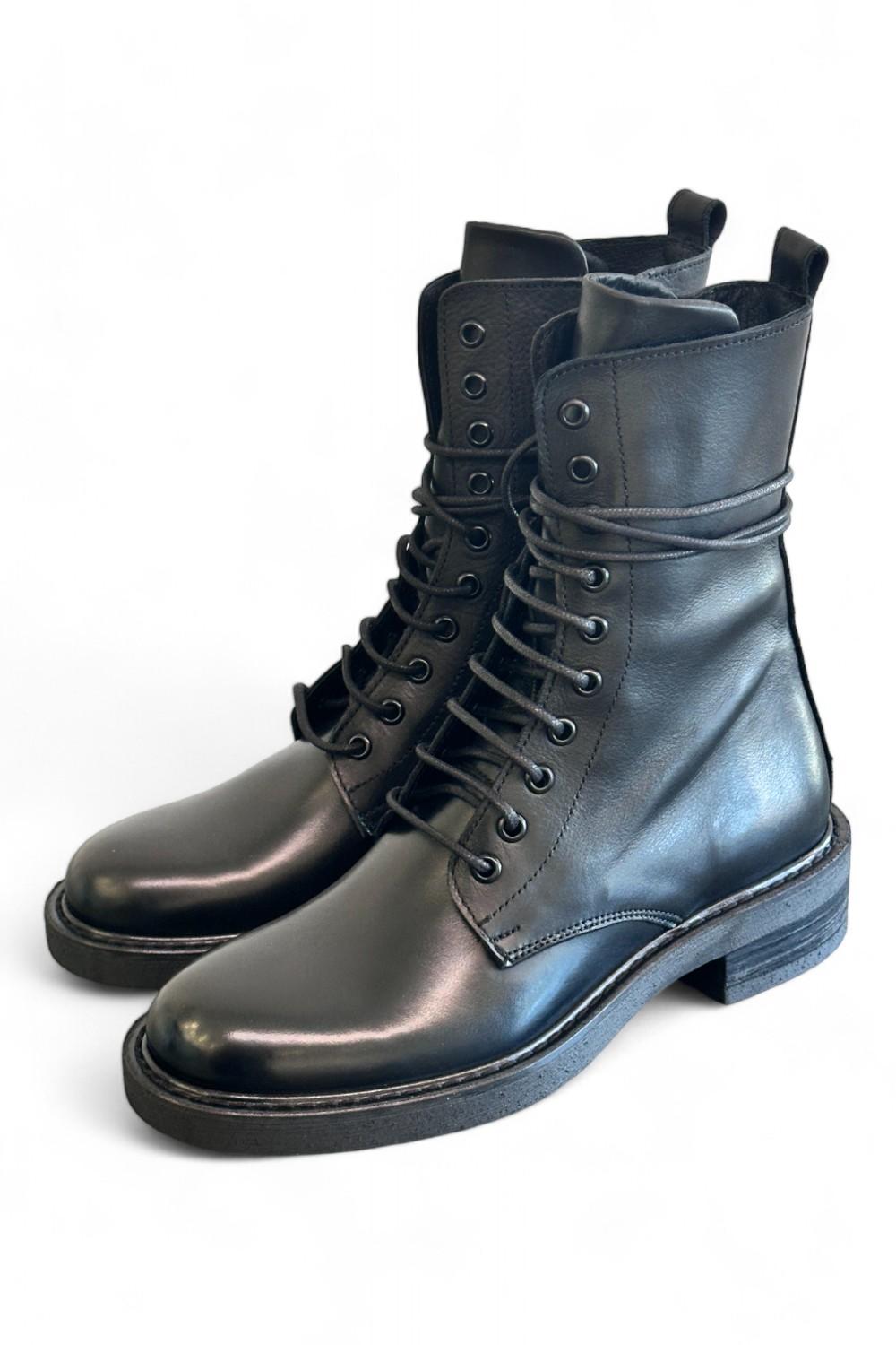 Anfibio donna in pelle nera Metisse<BR/> 