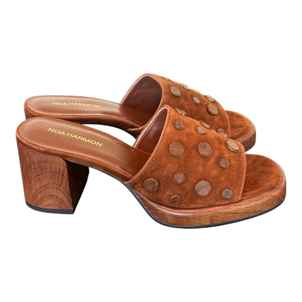 Ciabatta fascia bottoni cuoio Noa Harmon 