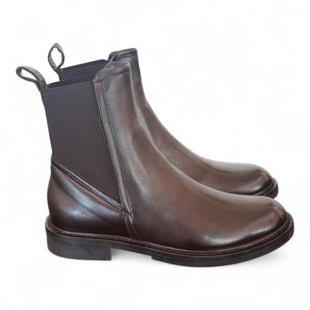 Stivaletto beatles pelle testa di moro Mjus<BR/> 