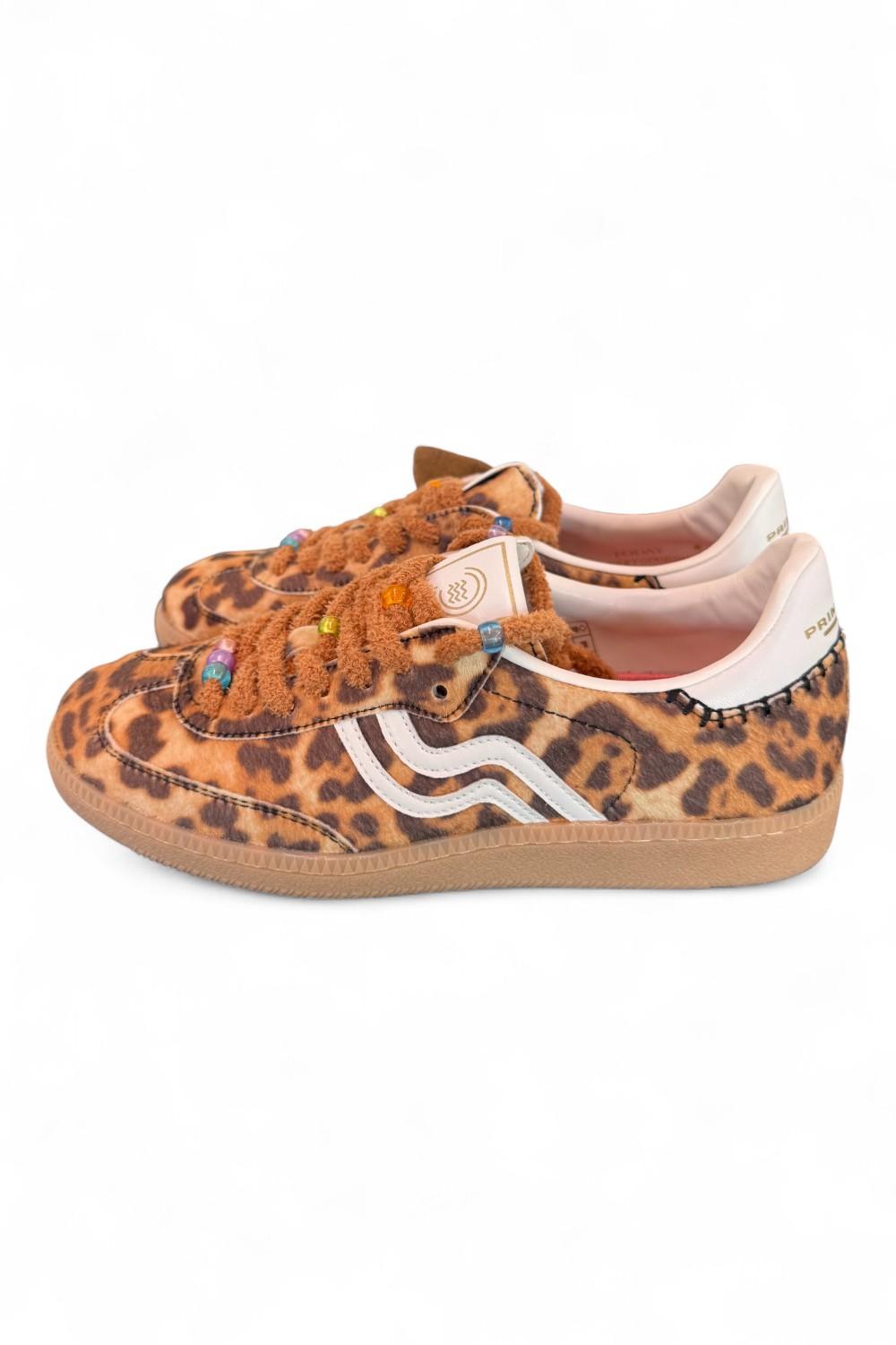 Sneaker donna low animalier Primabase <BR/> 