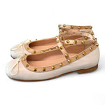 Ballerina cintini e borchie white The Icona 