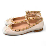 Ballerina cintini e borchie white The Icona 