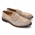 Mocassino suede beige Franco Fedele<BR/> 