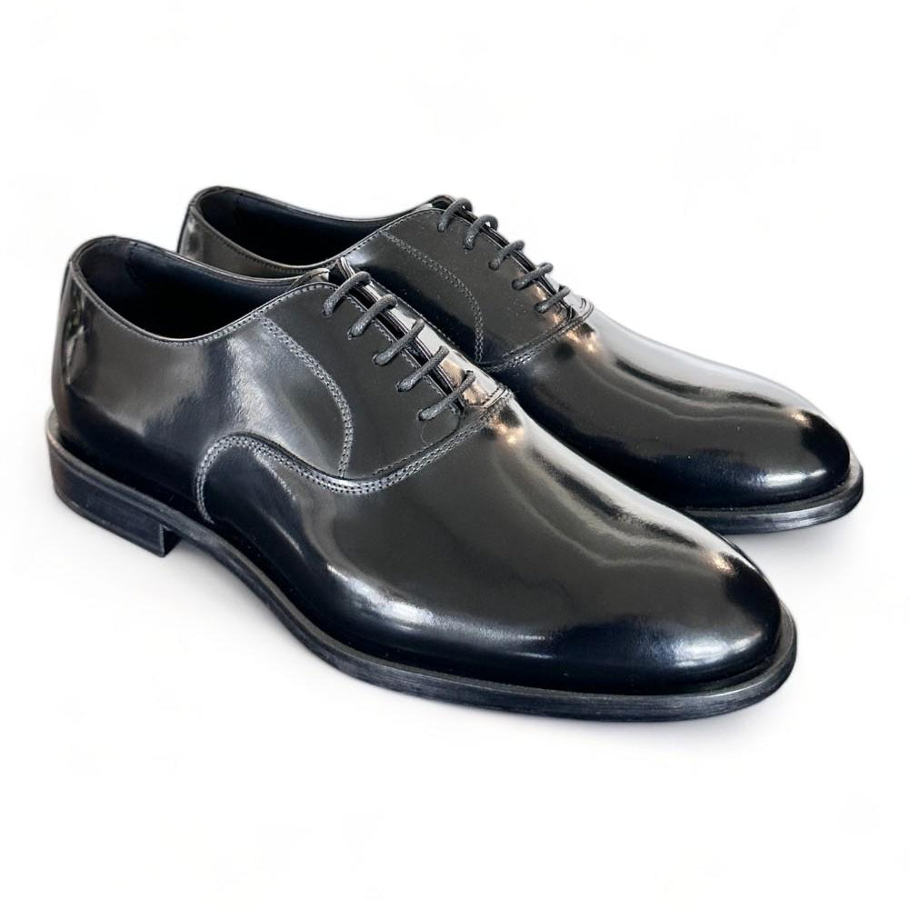 Scarpa francesina cerimonia nera Franco Fedele<BR/> 