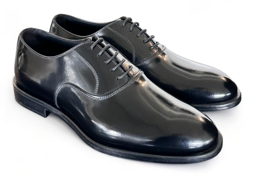 Scarpa francesina cerimonia nera Franco Fedele<BR/> 