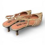 Slingback laminata oro Bibi Lou 