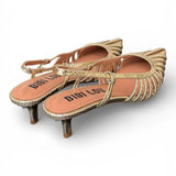 Slingback laminata oro Bibi Lou 