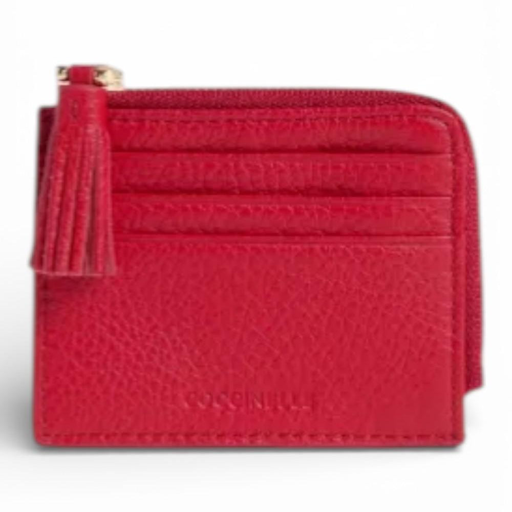 P.foglio p.carte piccolo Tassel Scarlet Coccinelle 