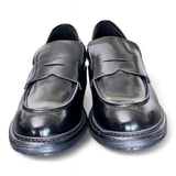 Mocassino donna Uma Parker man style nero<BR/> 