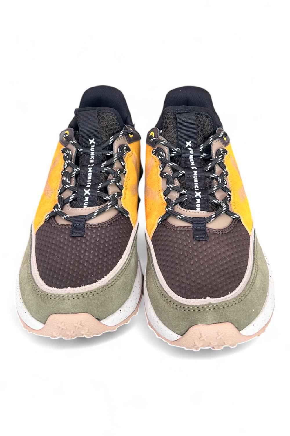 Sneaker uomo Doro verde nero giallo munich 