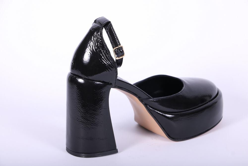 Semiaperto plateau naplak nero forma tonda Brando 