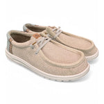 Sneaker uomo wally Juta stone beige Hey Dude<BR/> 