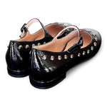 Ballerina borchie vernice nera Matteo Pitti 