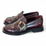 Mocassino frangia bordeaux Lorenzo Mari 