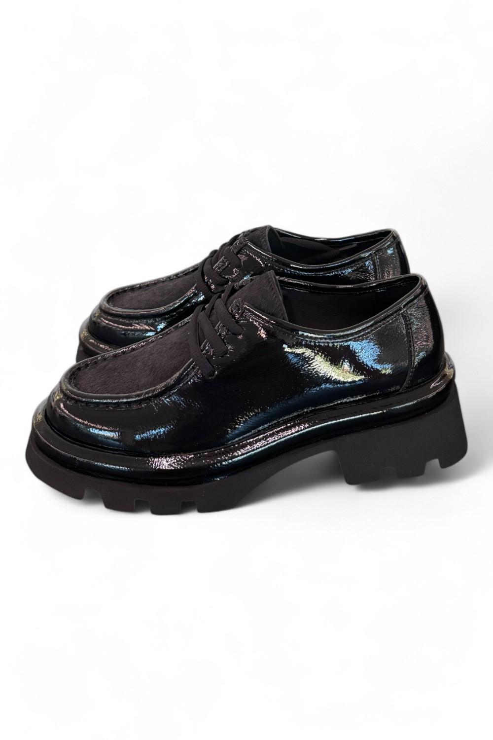 Scarpa allacciata ingegnere naplak nero Bruno Premi 