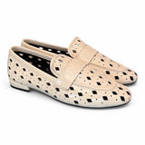 Mocassino forato naplak burro Elvio Zanon<BR/> 