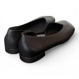 Ballerina pelle nera Cuir Noir<BR/> 