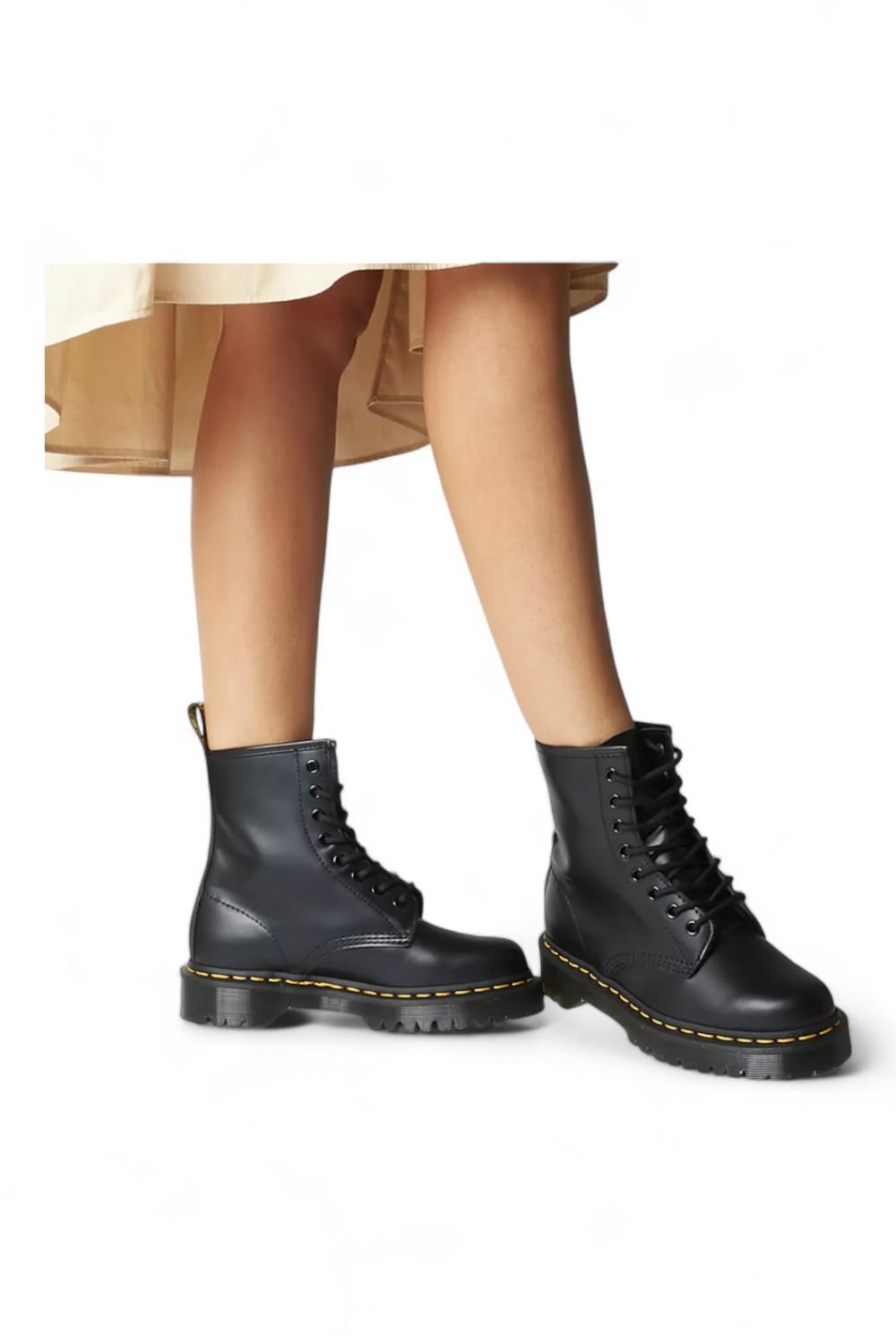 Anfibio Bex smooth 1460 Black Dr Martens 