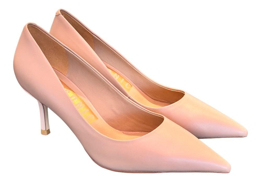 Decolté pelle nude tacco 70 Chiconic<BR/> 