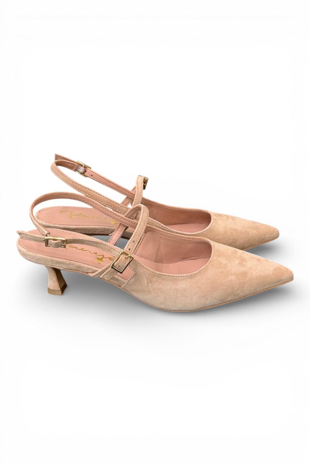 Slingback cintino suede beige Ranye 