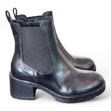 Beatles tacco pelle nera Dei Colli<BR/> 