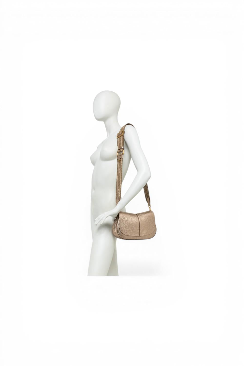 Borsa Helena Round Clay Naturale Gianni Chiarini<BR/> 
