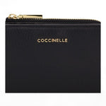 Portafogli piccolo Coccinelle metallic soft nero 