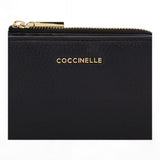 Portafogli piccolo Coccinelle metallic soft nero 
