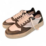 Sneaker uomo Hyper pelle bianca oliva 