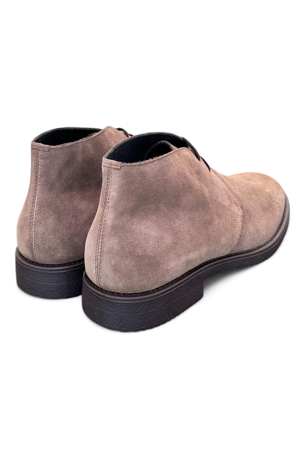 Polacco uomo suede gianduia Antica Cuoieria 