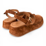 Sandalo fascia suede bruciato Z50 Frau 