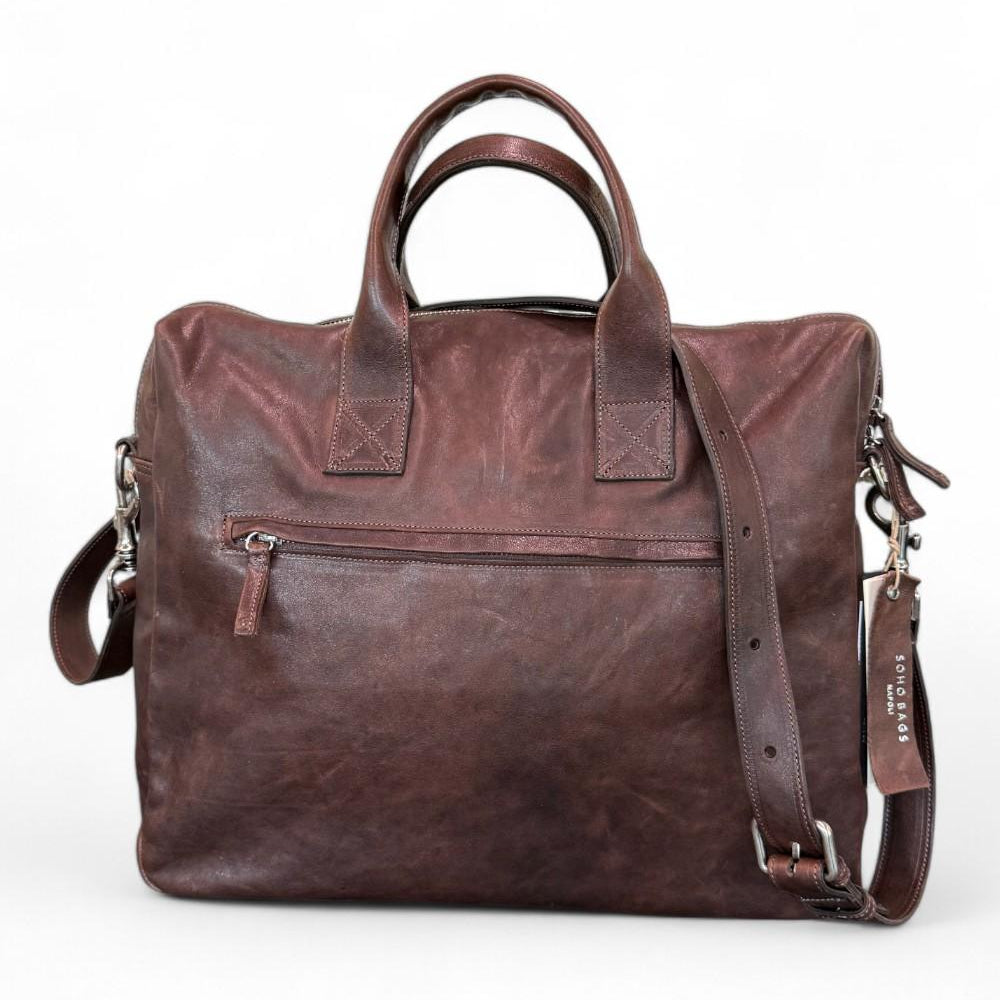 Borsa cartella SOHO BAGS shopping testa di moro Professional<BR/> 