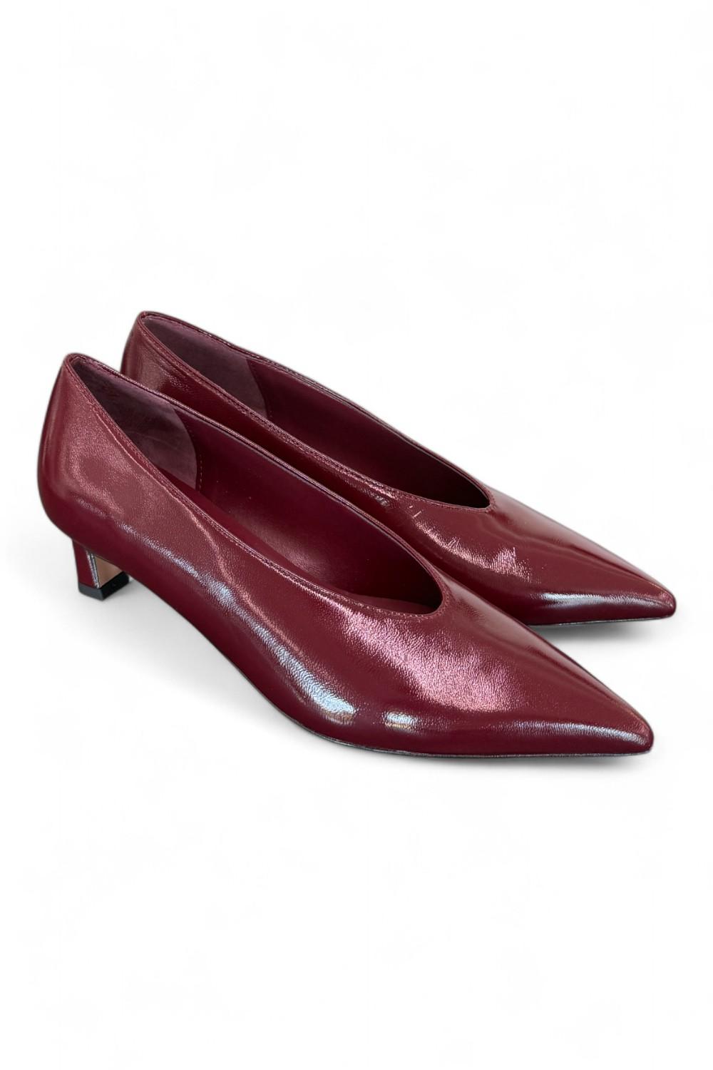 Decolté in naplak bordeaux Bianca Di<BR/> 